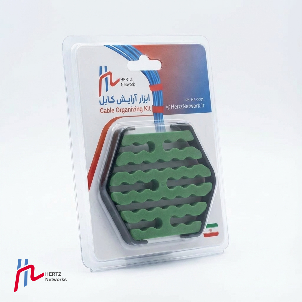 شانه کابل شبکه، ابزار آرایش کابل 6 شانه کابل شبکه، ابزار آرایش کابل - Image 6