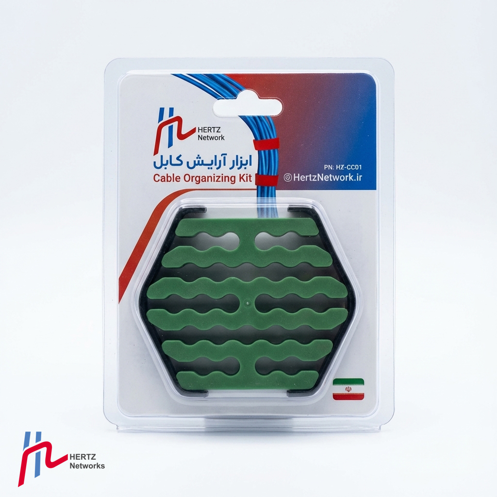 شانه کابل شبکه، ابزار آرایش کابل 5 شانه کابل شبکه، ابزار آرایش کابل - Image 5