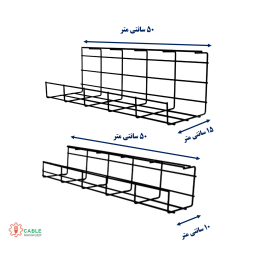 سبد کابل زیر میزی