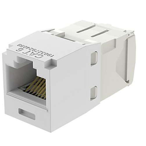 کیستون شبکه سری Cat6 UTP 1 کیستون شبکه سری Cat6 UTP